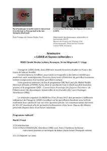 Rural landscape in north-eastern roman Gaul from the late La Tène period to the late Antiquity (RurLand) Construction Historique des Espaces Forestiers (CHEF)