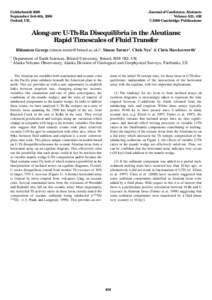 Goldschmidt 2000 September 3rd–8th, 2000 Oxford, UK. Journal of Conference Abstracts Volume 5(2), 436