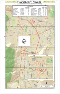 Carson City, Nevada  Numerical Index Location of State Agencies and Prominent Buildings B