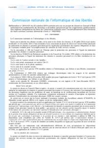 Journal officiel de la République française - N° 82 du 8 avril 2015