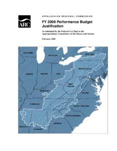 ARC 2009 Performance Budget Justification Report