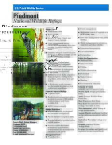 U.S. Fish & Wildlife Service  Piedmont National Wildlife Refuge
