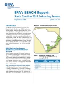 Physical geography / Coastal geography / Beach / Outdoor recreation / United States Environmental Protection Agency / Indicator bacteria / Water quality / Water pollution / Water / Environment