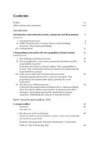 SIPRI Yearbook 2012: Armaments, Disarmament and International Security