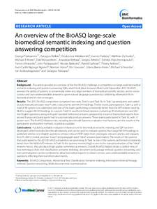 Tsatsaronis et al. BMC Bioinformatics:138 DOIs12859RESEARCH ARTICLE  Open Access