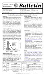 Alaska Influenza Surveillance Summary, 2014–15 Season