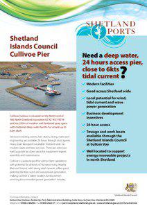 Shetland Islands Council Cullivoe Pier