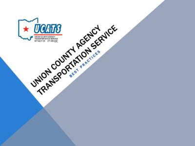 Union County agency transportation service