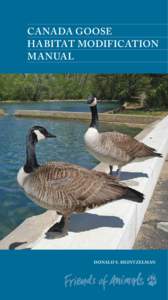 Canada Goose Habitat Modification Manual Donald S. Heintzelman