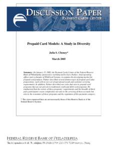 Microsoft Word - Prepaid Card Models_Palmer_FINAL.doc