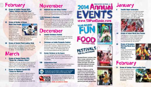 Shreveport /  Louisiana / Carnivals / Holiday Trail of Lights / Krewe / Clyde Fant / Mardi Gras in the United States / Caddo Parish Middle Magnet School / Louisiana / Louisiana African American Heritage Trail / Shreveport – Bossier City metropolitan area