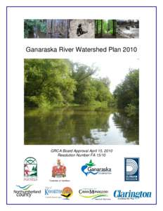 Microsoft Word - Ganaraska River Watershed Plan Final Draft March 2010.doc