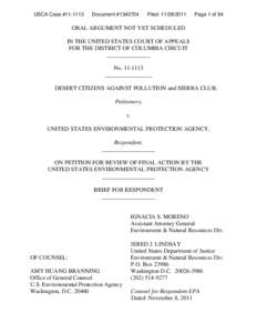 Law / Government / Entergy / Entergy v. Riverkeeper / United States Environmental Protection Agency