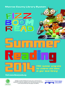 Monroe County Library System  Summer Reading 2014