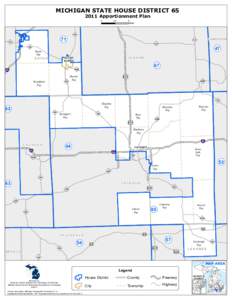 MICHIGAN STATE HOUSE DISTRICT[removed]Apportionment Plan 0 5 Miles