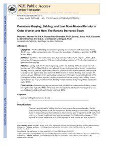 NIH Public Access Author Manuscript J Aging Health. Author manuscript; available in PMC 2009 February 13.