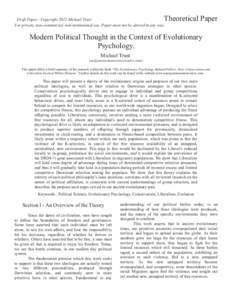 Science / Evolutionary biology / Human behavior / Sexual attraction / Interdisciplinary fields / Evolutionary psychology / Natural selection / R/K selection theory / Sexual selection / Selection / Behavior / Biology