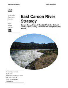 East Carson River Strategy  United States
