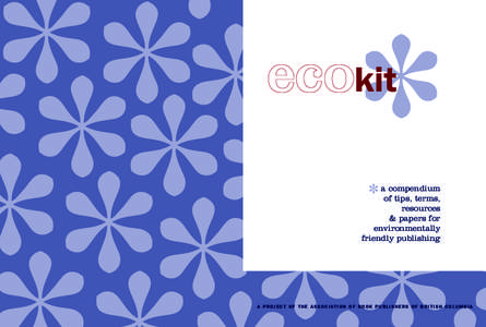 kit a compendium of tips, terms, resources & papers for environmentally