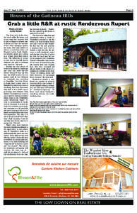 AugSept. 2, 2014  Page 15 Houses of the Gatineau Hills