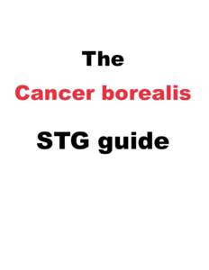 The Cancer borealis STG guide  The foregut