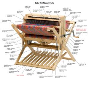Baby Wolf Loom Parts harness or shaft RPBW11 heddle bar P210025