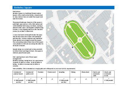 Berkeley Square Park history Berkeley Square is a traditional formal London