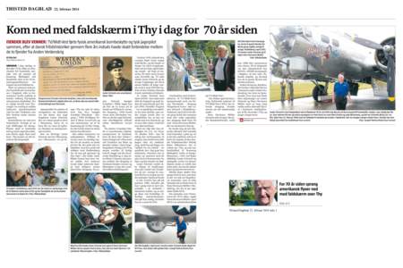 THISTED DAGBLAD  22. februar 2014 Thisted Dagblad 22. februar 2014 side 1