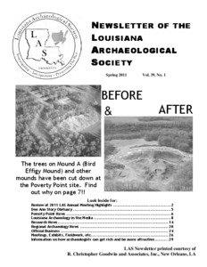 Archaic period in the Americas / Native American history / Archaic period / Poverty Point / Mound builder / The Archaeological Conservancy / Marsden Mounds / Coles Creek culture / History of North America / Americas / Poverty Point culture