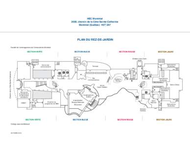 HEC Montréal 3000, chemin de la Côte-Sainte-Catherine Montréal (Québec) H3T 2A7 PLAN DU REZ-DE-JARDIN Faculté de l’aménagement de l’Université de Montréal