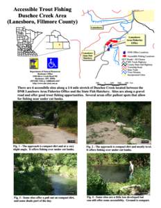 Accessible Trout Fishing Duschee Creek Area (Lanesboro, Fillmore County) R o o t R iv e r ,