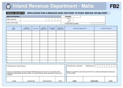 Inland Revenue Department - Malta R EP UBB LIKA FB2