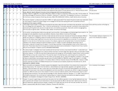 Do Not Cite, Quote, or Distribute  IPCC SREX Chapter 5, SECOND-ORDER DRAFT From Line