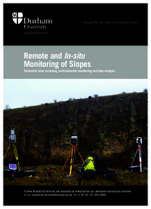 05585 Remote and in situ Monitoring of Slopes