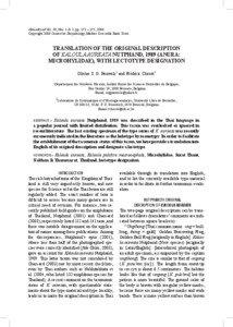 Hamadryad Vol. 30, Nos. 1 & 2, pp. 172 – 175, 2006. Copyright 2006 Centre for Herpetology, Madras Crocodile Bank Trust.