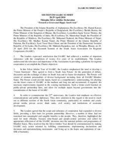 Politics / Free trade agreements / South Asian Free Trade Area / South Asian University / South Asia / SAARC Consortium on Open and Distance Learning / Fathimath Dhiyana Saeed / South Asian Association for Regional Cooperation / International relations / International trade