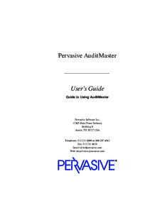 Pervasive Software / PostgreSQL / Windows / Software / Novell NetWare / Btrieve