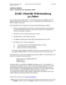 DH8BM – Michael Burgmaier DIG 4976, DOK P 57 Diplom 50 Jahre Distrikt Württemberg[removed]