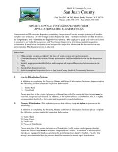 Health & Community Services  San Juan County P.O. Box 607  145 Rhone, Friday Harbor, WA[removed]Phone: ([removed]Fax: ([removed]