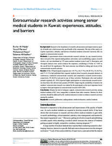 Advances in Medical Education and Practice  Dovepress