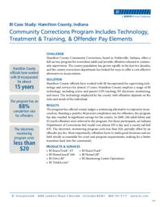 BI a Group Company  BI Case Study: Hamilton County, Indiana