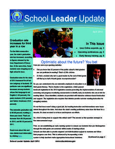 A MONTHLY JOURNAL  School Leader Update FOR IOWA EDUCATORS