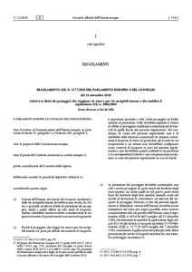 Regolamento (UE) ndel Parlamento europeo e del Consiglio, del 24 novembre 2010, relativo ai diritti dei passeggeri che viaggiano via mare e per vie navigabili interne e che modifica il regolamento (CE) n. 2