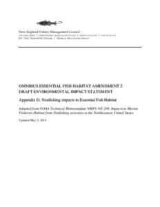 New England Fishery Management Council 50 WATER STREET | NEWBURYPORT, MASSACHUSETTS 01950 | PHONE[removed] | E.F. “Terry” Stockwell III, Chairman | Thomas A. Nies, Executive Director FAX[removed]