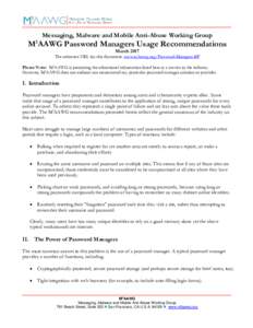 MAAWG: Important Considerations for Implementers of SPF and SenderID