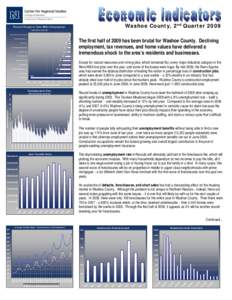 Unemployment / Reno / Socioeconomics / Economics / Reno–Sparks metropolitan area / Nevada / Washoe people