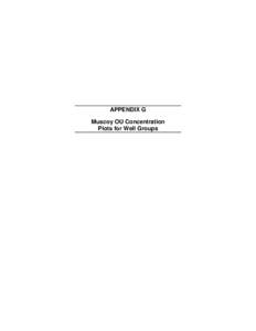 APPENDIX G Muscoy OU Concentration Plots for Well Groups Muscoy OU -- PCE Concentrations (ug/L)