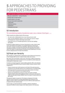 Pedestrian planning and design guide. Chapter 5