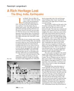 Randolph Langenbach  A Rich Heritage Lost
