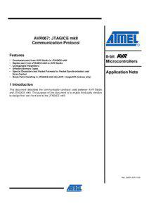 AVR067: JTAGICE mkII Communication Protocol Features